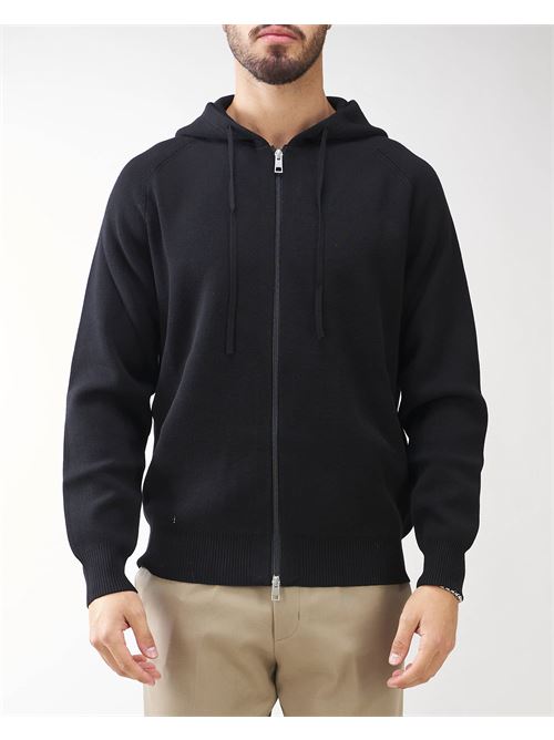 Wool sweater with hodd and zip Low Brand LOW BRAND |  | L1MFW23246661D001